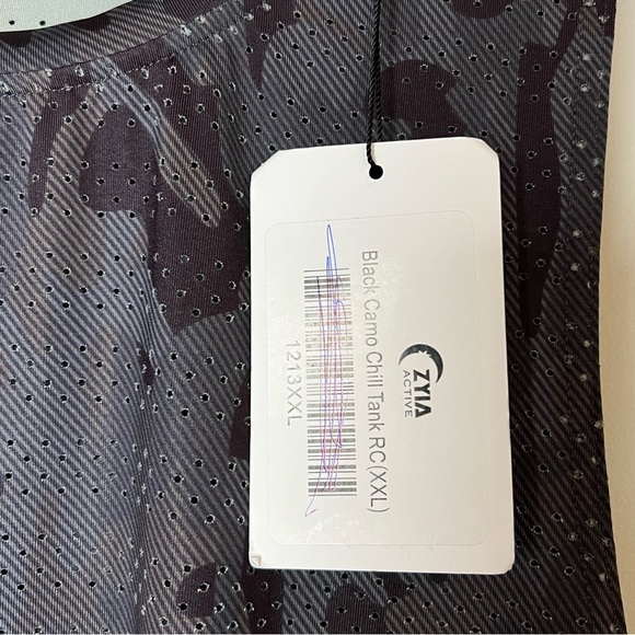 ZYIA NEW Camo Print Chill Tank Top Sz XXL - Picture 5 of 6